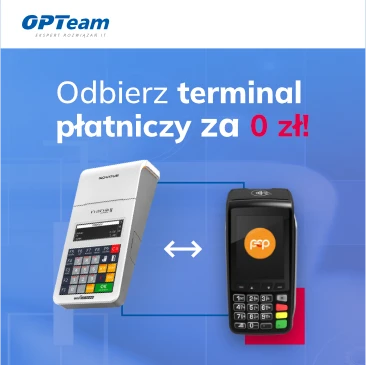 Terminal płatniczy dla Klientów zakładających swój pierwszy biznes za 0 zł! 