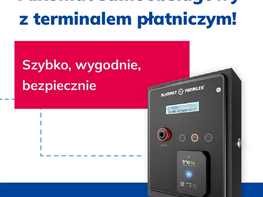 Nowość w ofercie! Samoobsługowy alkomat z terminalem płatniczym – idealny dla hoteli, restauracji i stacji paliw