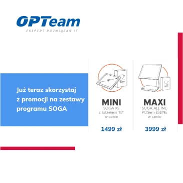 SOGA Mini & Maxi w promocji dla punktów gastronomicznych!